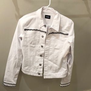 NWT Hudson kids white denim jacket